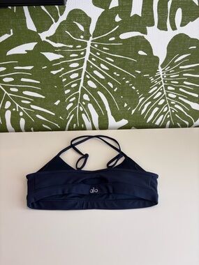 Alo Women's Navy Strappy Sports Bra💙